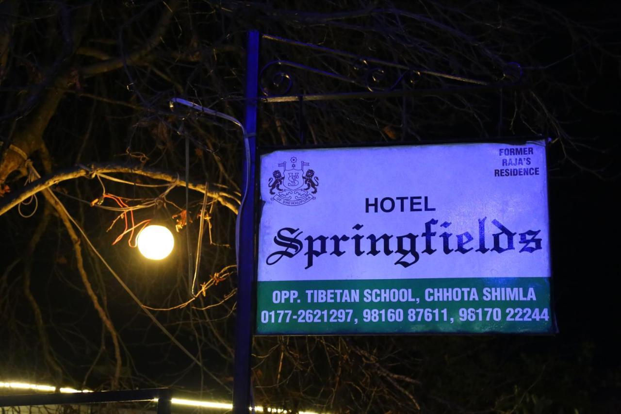 Springfields - A Heritage Palace Since 1902 Σίμλα Εξωτερικό φωτογραφία